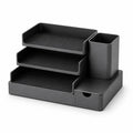 Organiseur Horizon – Rangement de bureau modulaire en aluminium graphite