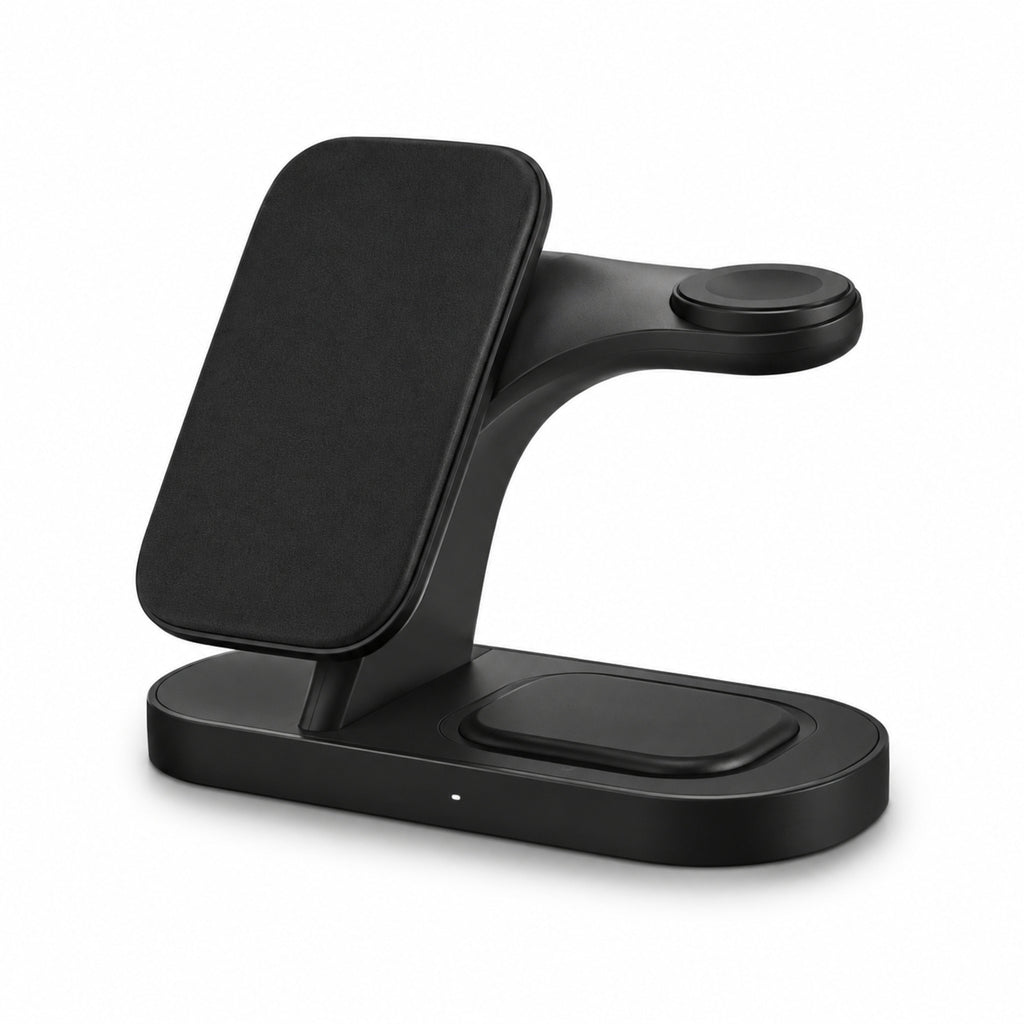 Station Duo – Chargeur sans fil 3-en-1 pour smartphone, montre et écouteurs