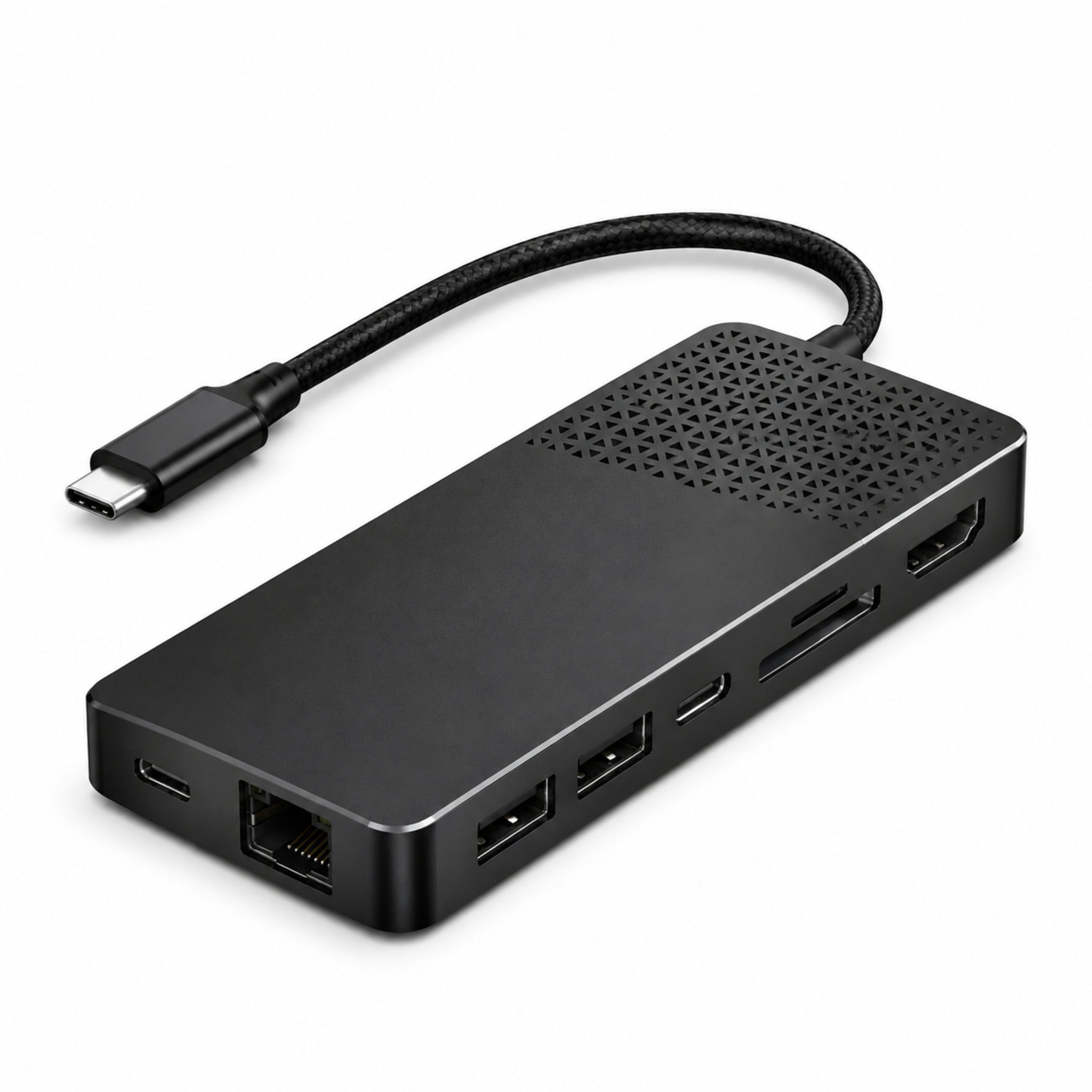 Dock Vector – Hub USB-C 8-en-1 compact en aluminium graphite