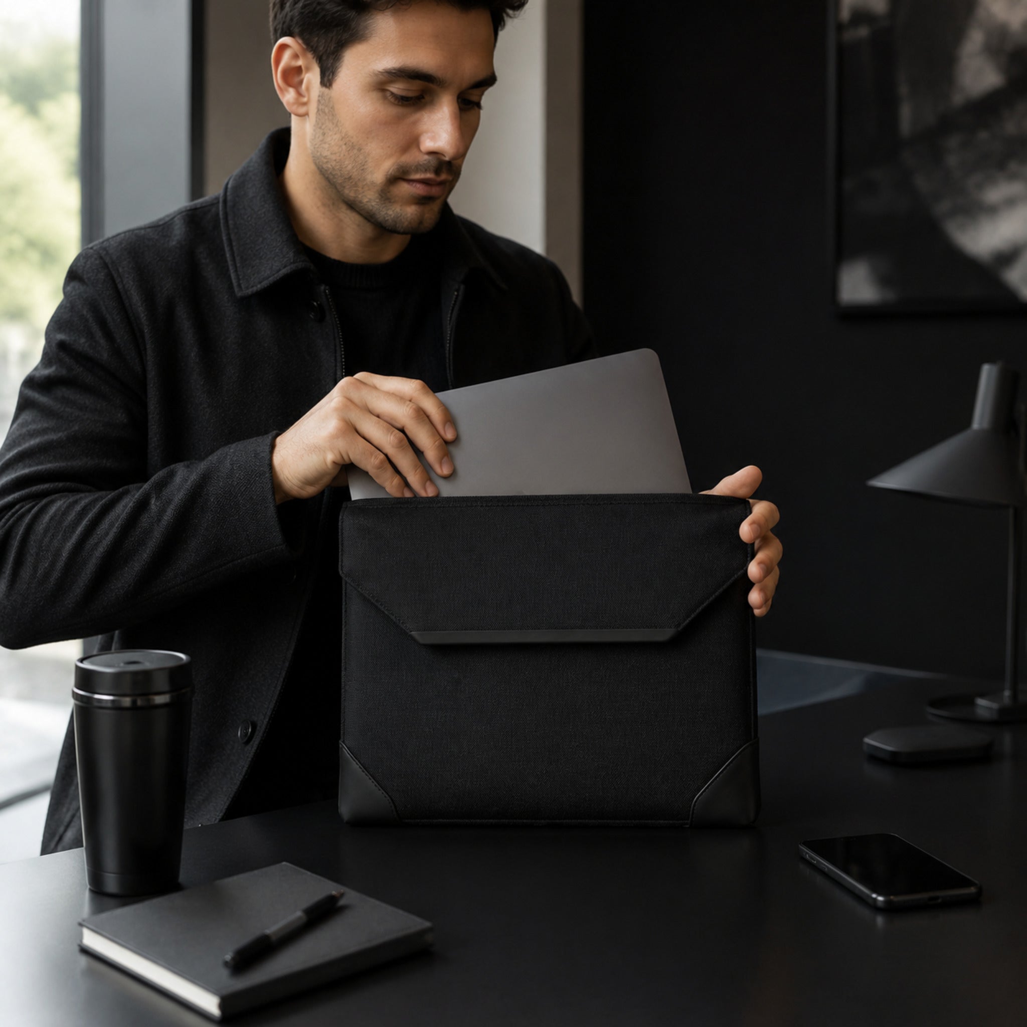 Housse Obsidienne – Protection premium renforcée pour ordinateur portable