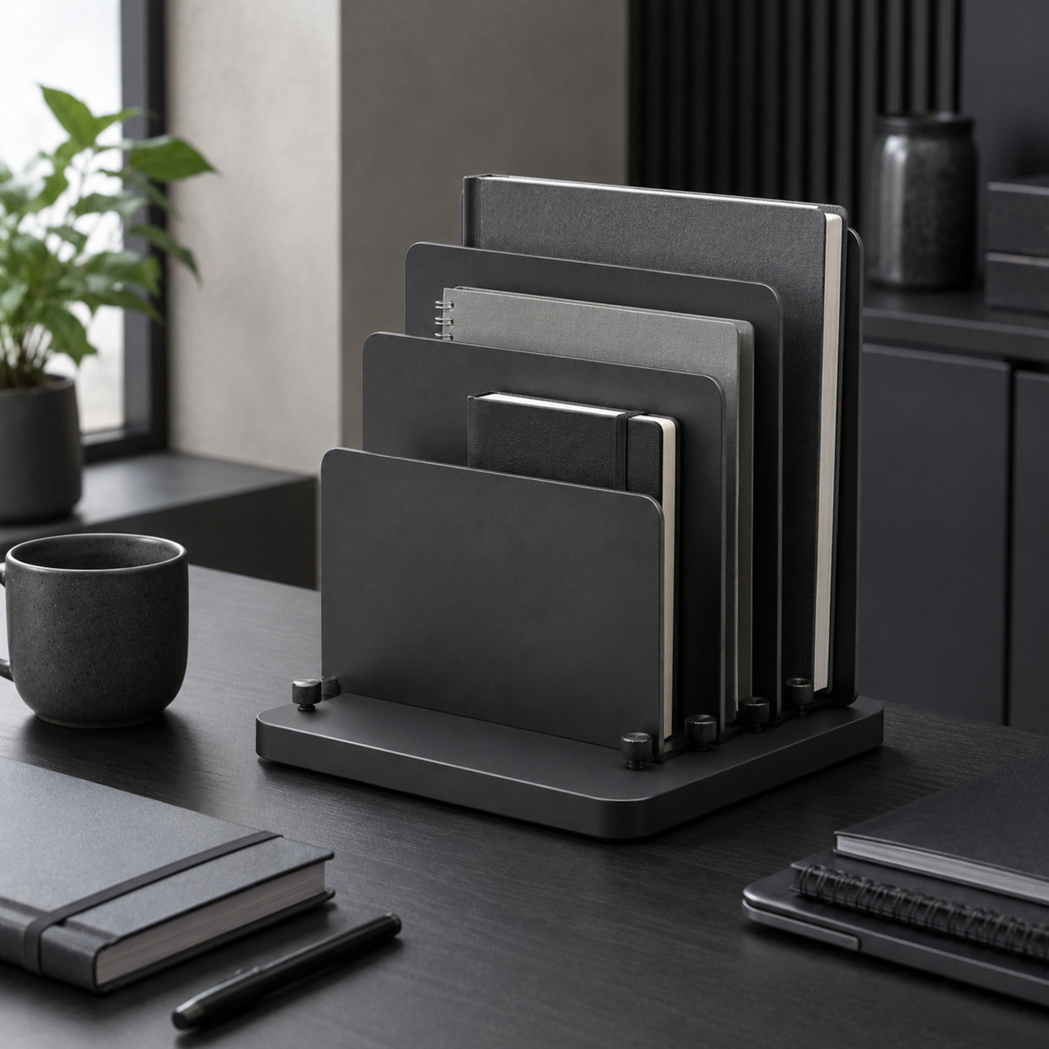 Support Cadre – Trieur vertical réglable pour dossiers et carnets