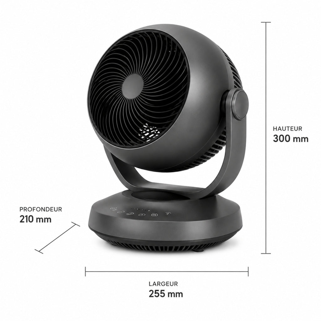 Ventilateur Sphère – Ventilateur circulateur d’air compact et orientable