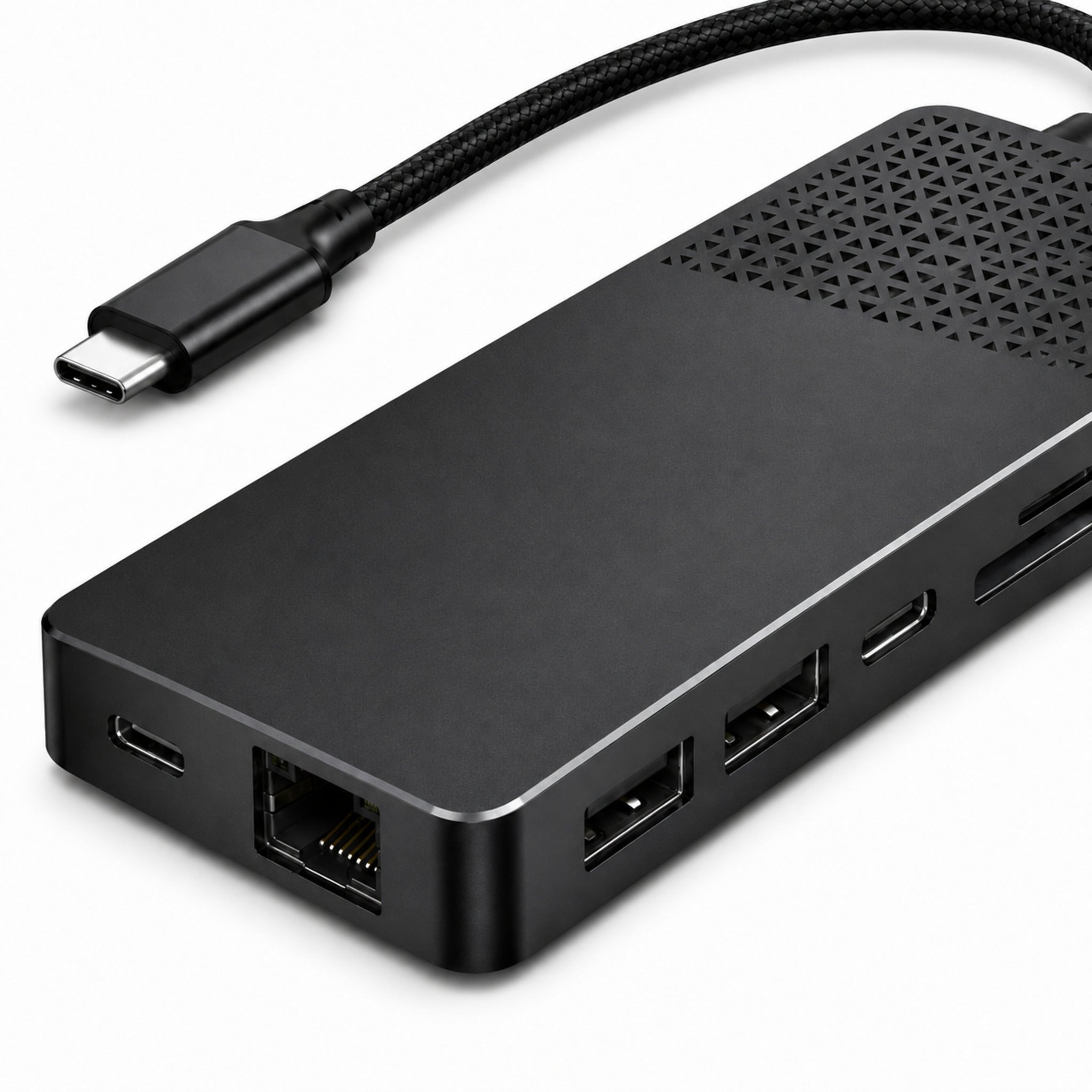 Dock Vector – Hub USB-C 8-en-1 compact en aluminium graphite