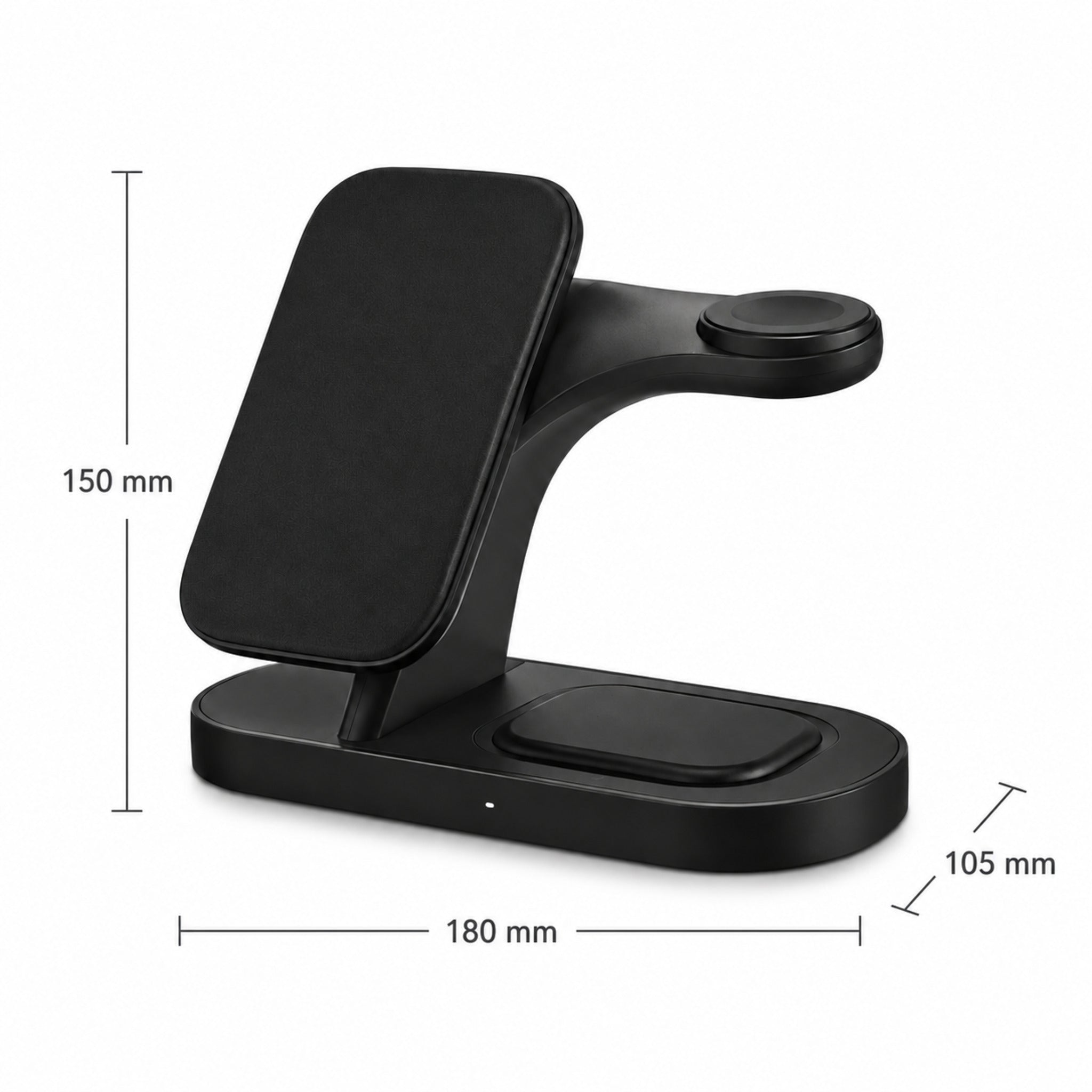 Station Duo – Chargeur sans fil 3-en-1 pour smartphone, montre et écouteurs