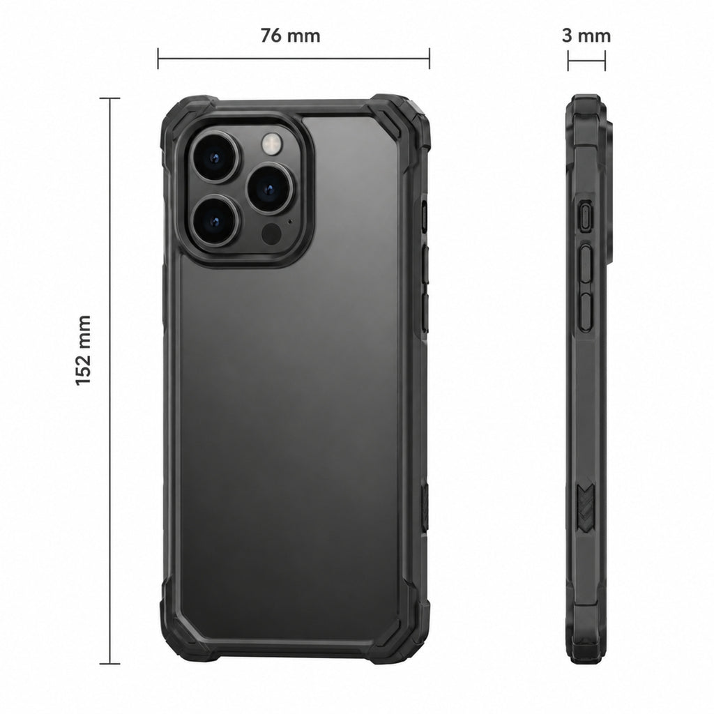 Coque Shield – Coque renforcée transparente fumée pour smartphone