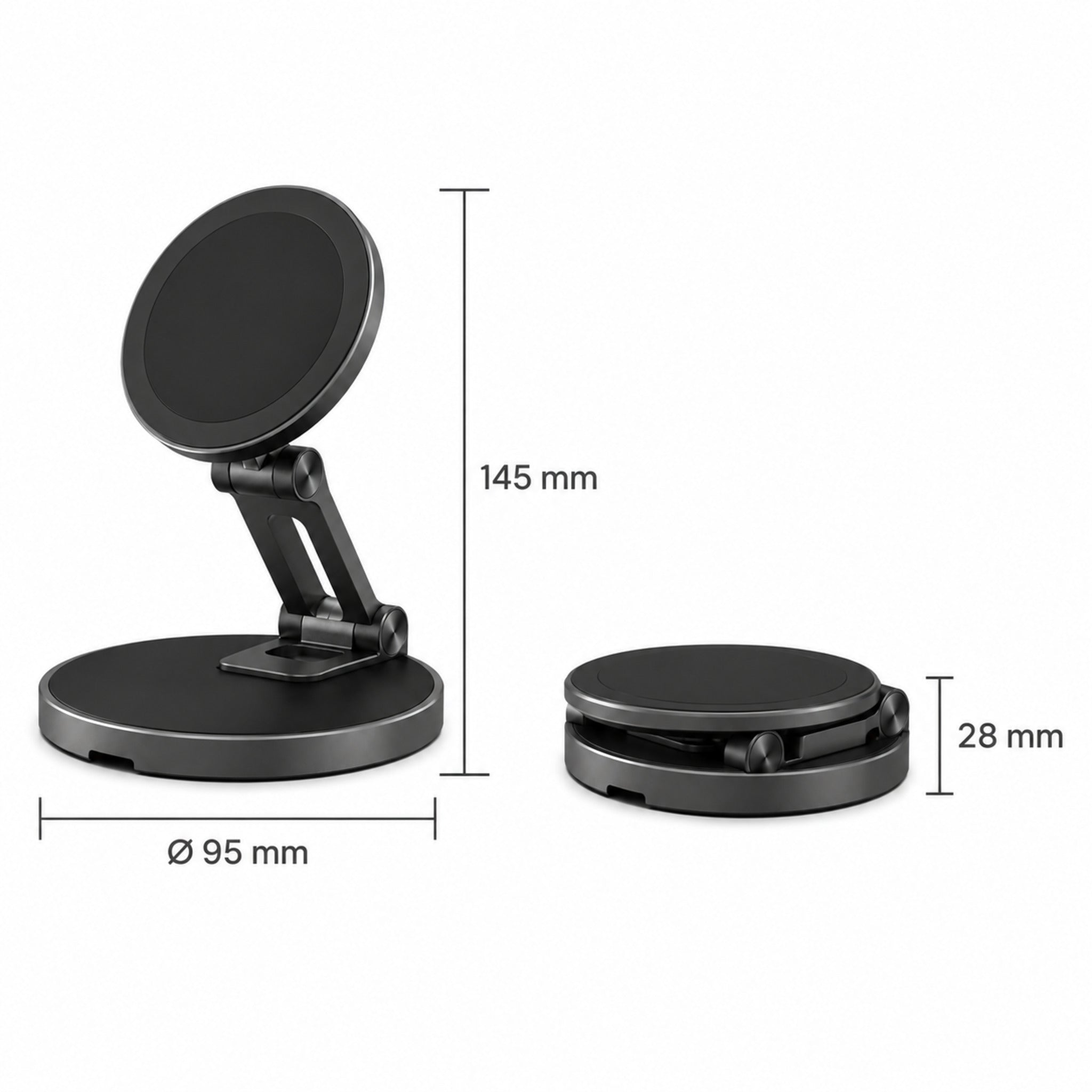 Support Orbit – Support magnétique pliable pour smartphone en aluminium