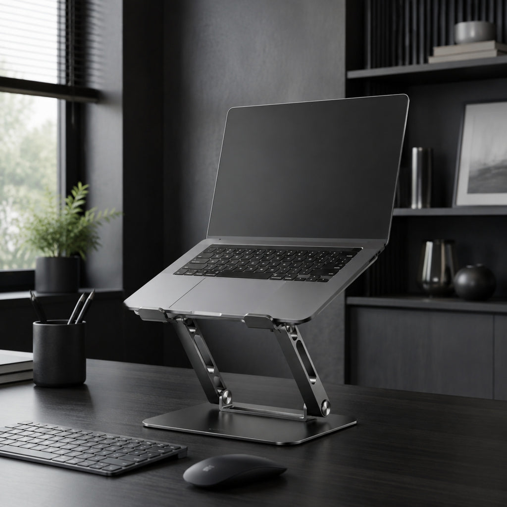 Support Atlas – Support ergonomique réglable pour ordinateur portable en aluminium