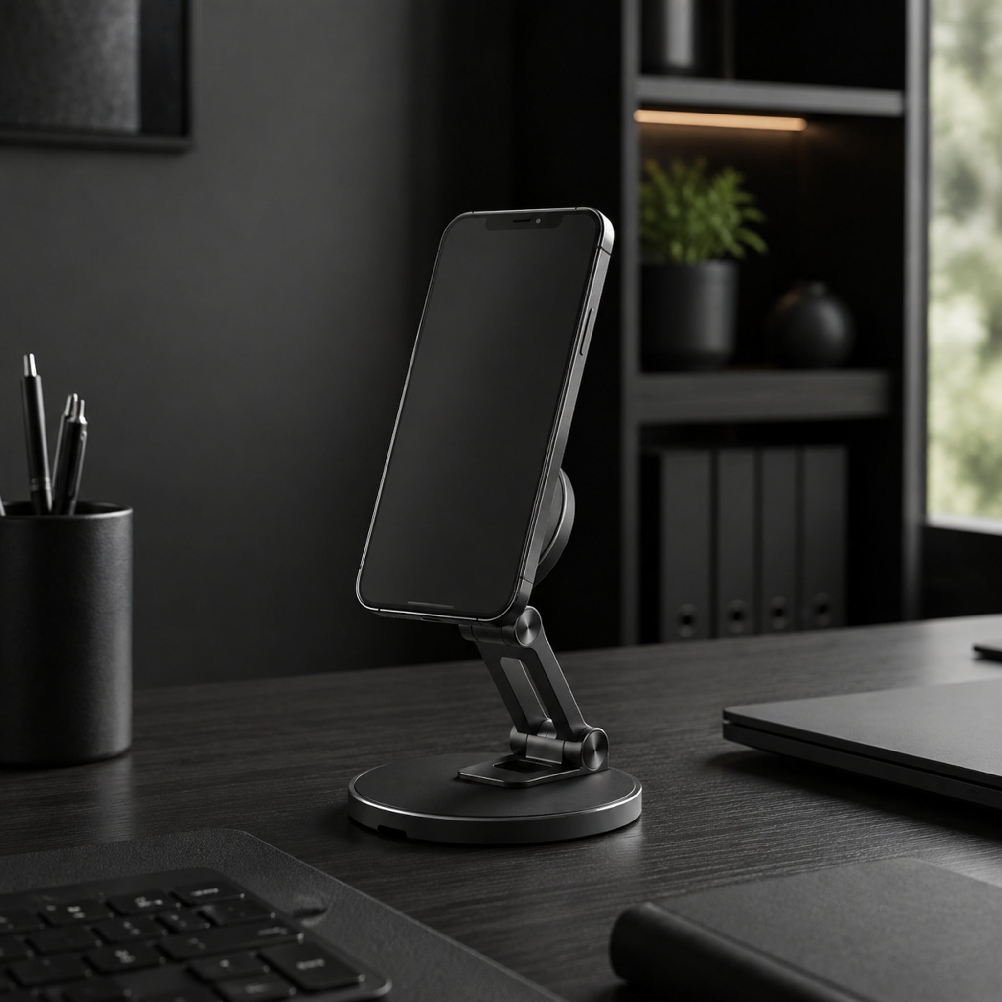 Support Orbit – Support magnétique pliable pour smartphone en aluminium