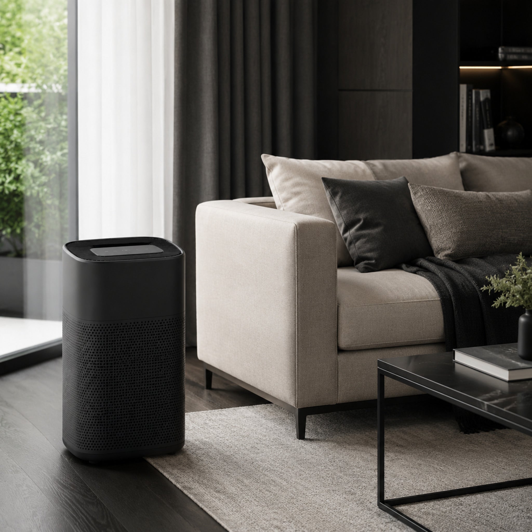 Purificateur Nox – Purificateur d’air intelligent au design compact