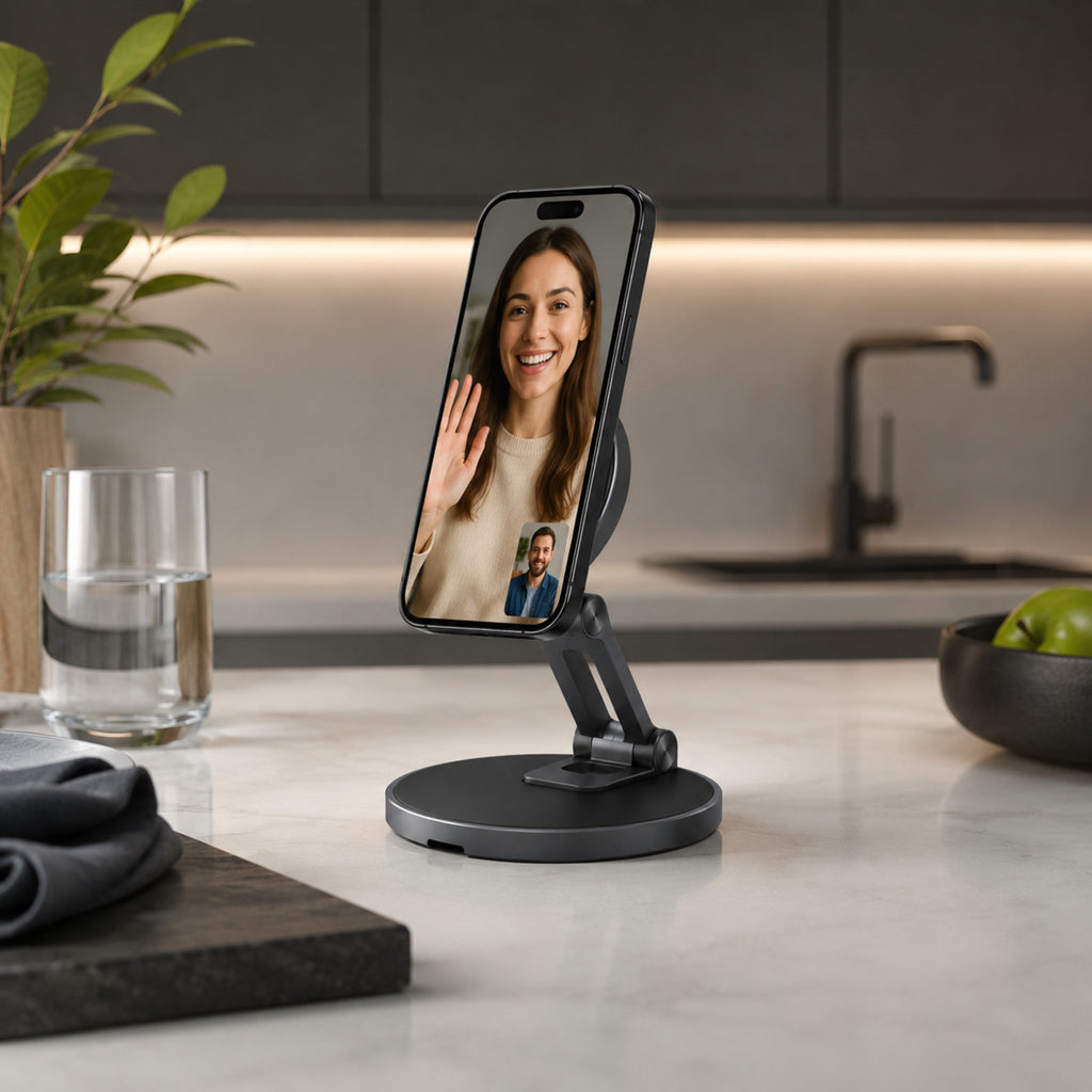 Support Orbit – Support magnétique pliable pour smartphone en aluminium