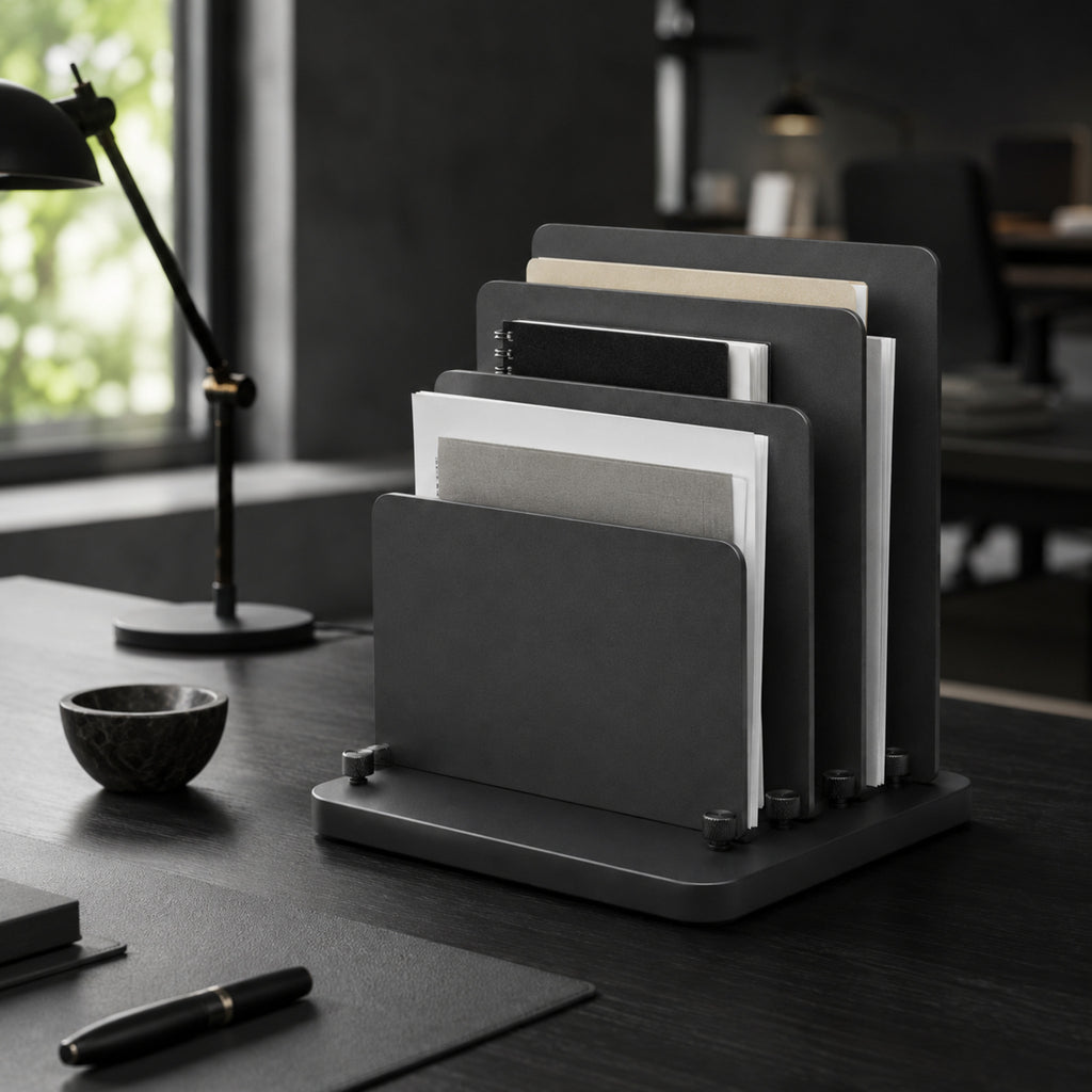 Support Cadre – Trieur vertical réglable pour dossiers et carnets
