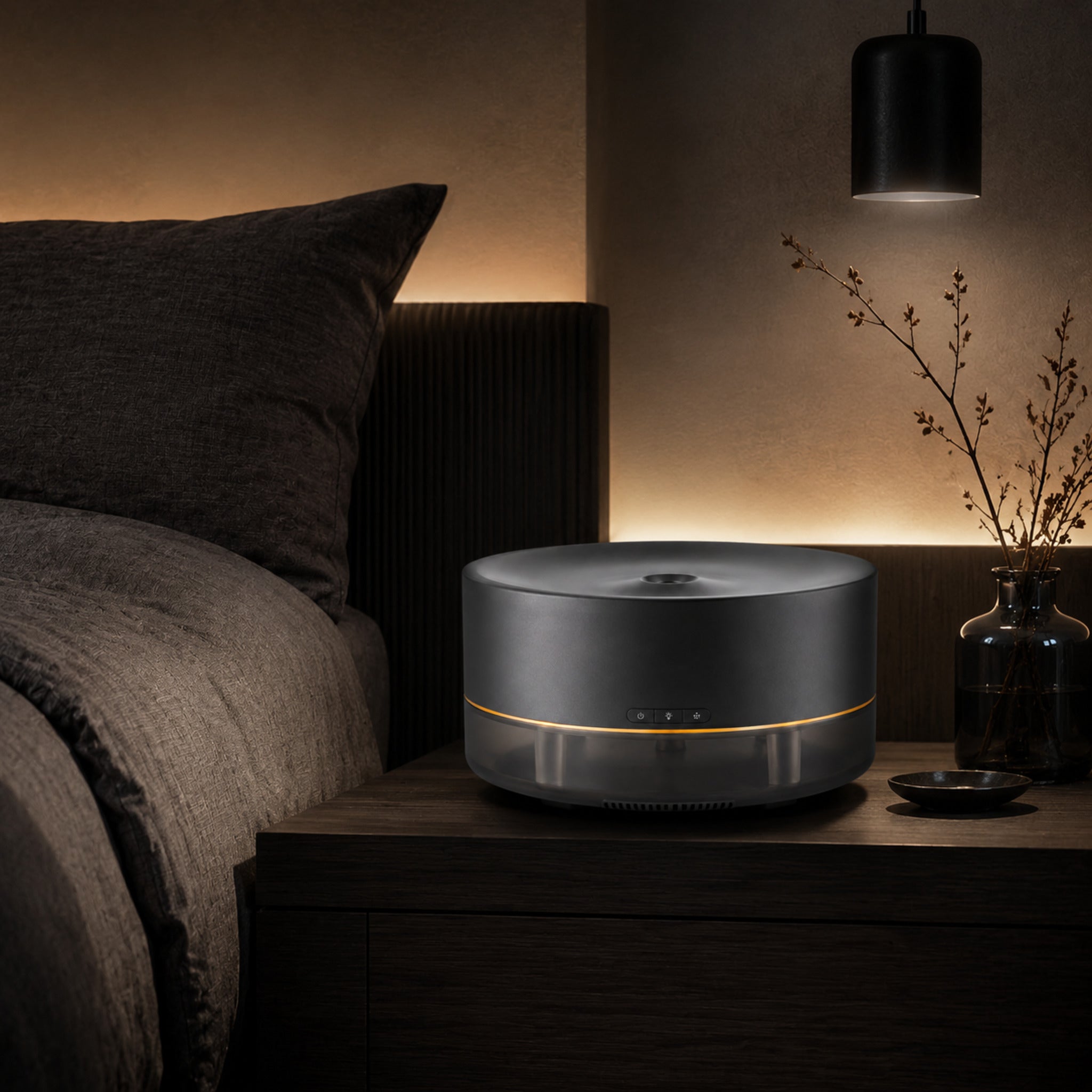 Diffuseur Aura – Diffuseur d’arômes ultrasonique intelligent 500 ml